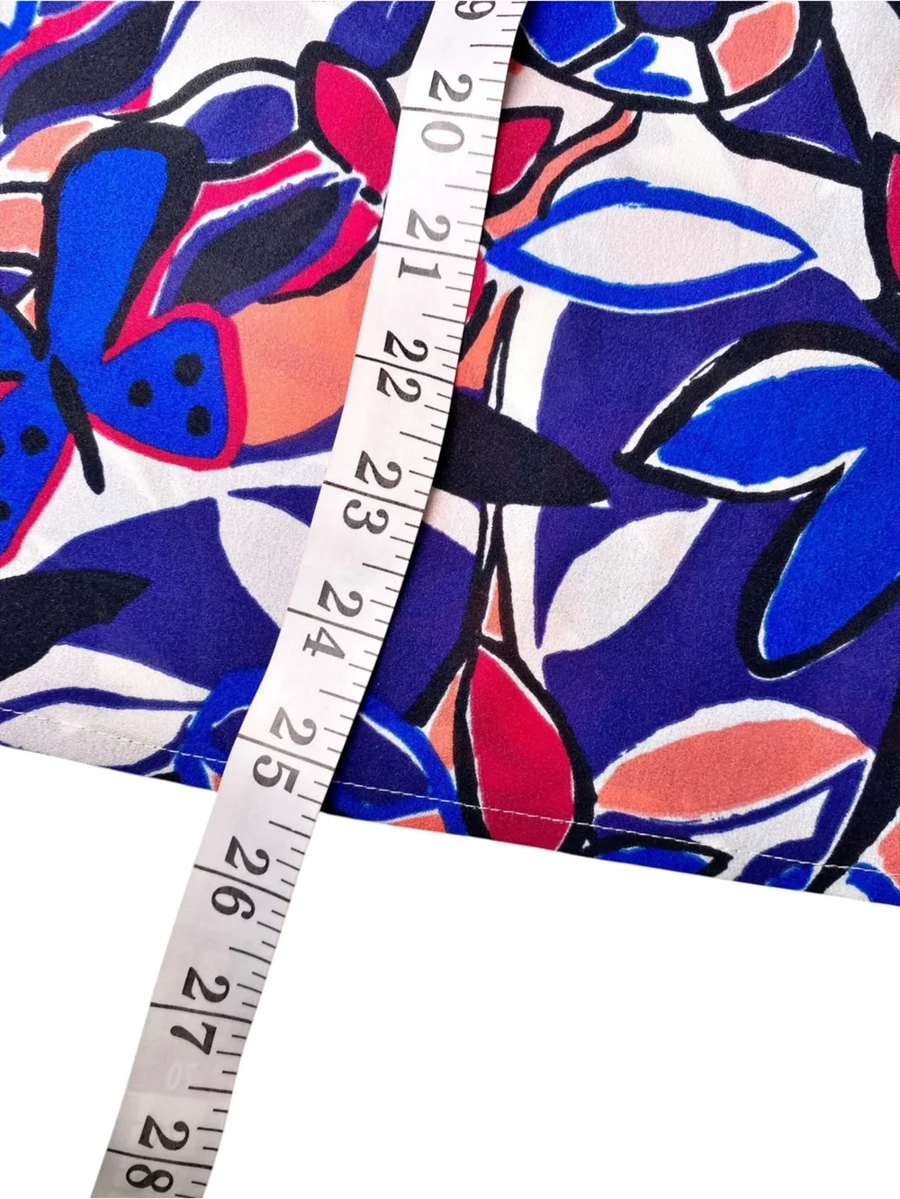 J.Crew Factory Abstract Floral Boatneck Blouse